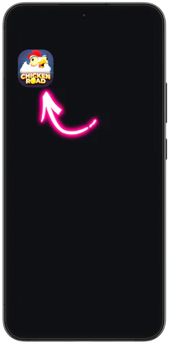 Chickenroad Сasino phone home screen